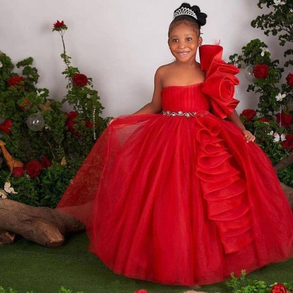 girl's dresses red crystals flower girl stylish one shoulder little wedding communion pageant gowns, Red;yellow
girl's dresses red crystals flower girl stylish one shoulder little wedding communion pageant gowns, Red;yellow