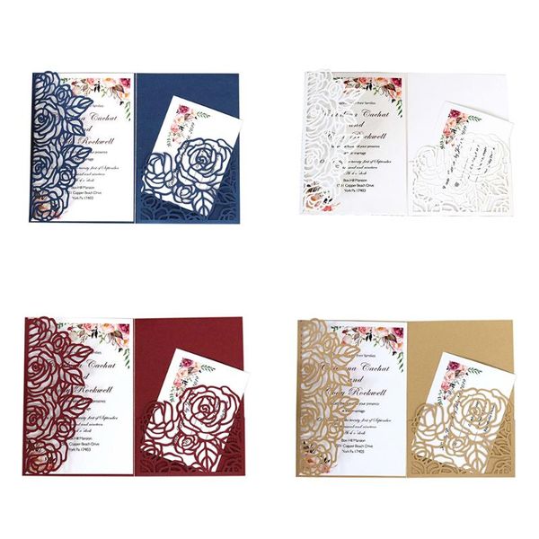 greeting cards 10 sets laser cut hollow rose shape card romantic wedding invitations birthday party decoration supplies
greeting cards 10 sets laser cut hollow rose shape card romantic wedding invitations birthday party decoration supplies