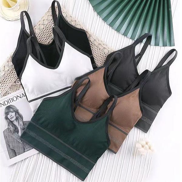 sport bra for women fitness tube breathable beauty back gathered gym push up bras underwear lingerie bustiers & corsets, Black;white
sport bra for women fitness tube breathable beauty back gathered gym push up bras underwear lingerie bustiers & corsets, Black;white