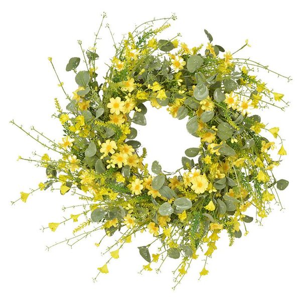 decorative flowers & wreaths daisies wreath artificial yellow daisy wedding hanging multifunction diy home decor
decorative flowers & wreaths daisies wreath artificial yellow daisy wedding hanging multifunction diy home decor