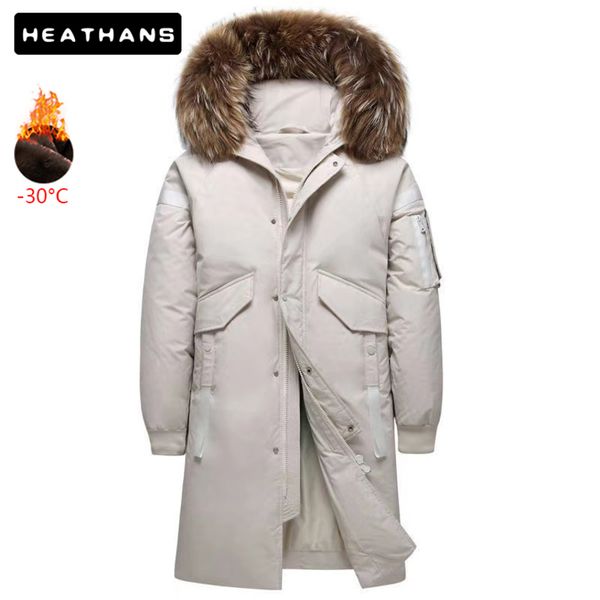 men's thick et above knee, medium length thermal hoodie, white duck feather, 90%, Black
men's thick et above knee, medium length thermal hoodie, white duck feather, 90%, Black