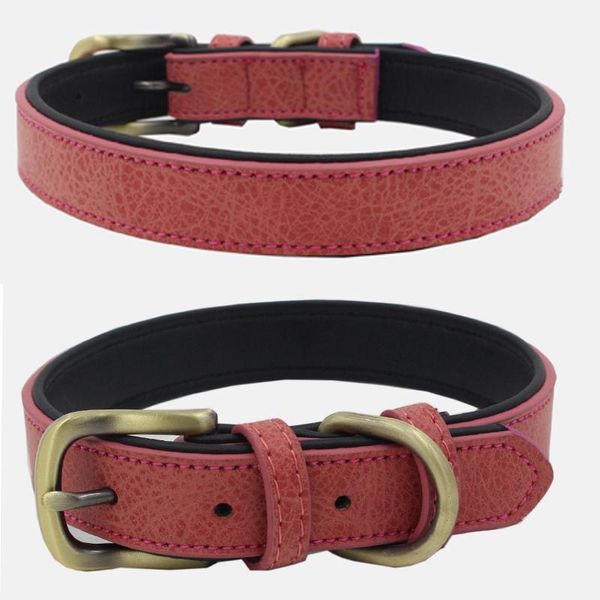 pet retro solid color collar classical style double layers leather collars adjustable neck strap for small and medium dogs dog & leashes
pet retro solid color collar classical style double layers leather collars adjustable neck strap for small and medium dogs dog & leashes