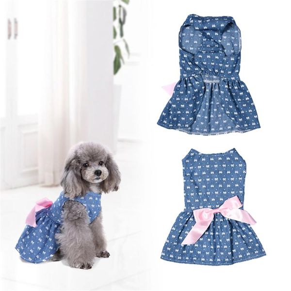summer dog denim skirt pet jeans princess dress cute clothes with bowknot sundress puppy one-piece supplies cat costumes
summer dog denim skirt pet jeans princess dress cute clothes with bowknot sundress puppy one-piece supplies cat costumes