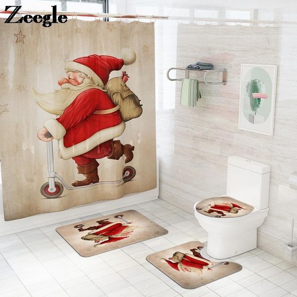 bath mats christmas style santa claus print polyester waterproof shower curtain bathroom mat set homedecor carpet rug toilet foot
bath mats christmas style santa claus print polyester waterproof shower curtain bathroom mat set homedecor carpet rug toilet foot