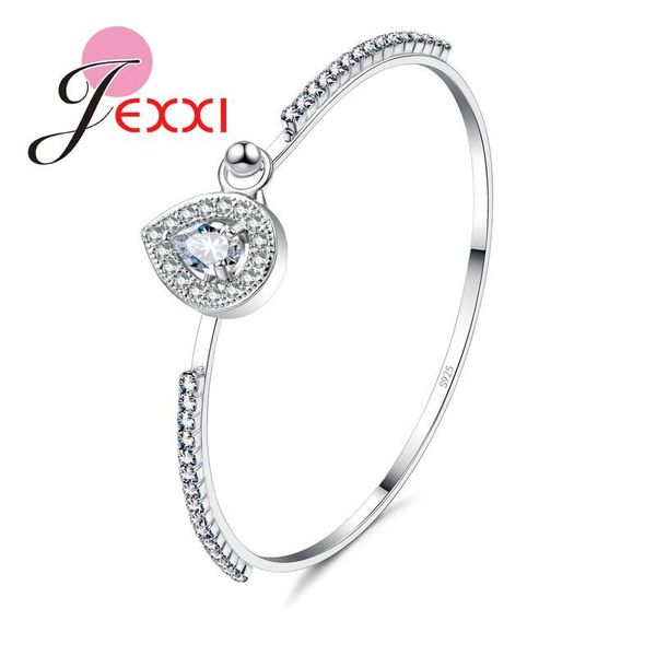 brand waterdrop crystals fill genuine 925 sterling silver elegance women wedding banquet bracelets bangles bijoux bangle, Black
brand waterdrop crystals fill genuine 925 sterling silver elegance women wedding banquet bracelets bangles bijoux bangle, Black