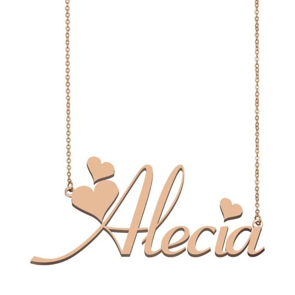 pendant necklaces alecia name necklace, custom necklace for women girls friends birthday wedding christmas mother days gift, Silver
pendant necklaces alecia name necklace, custom necklace for women girls friends birthday wedding christmas mother days gift, Silver