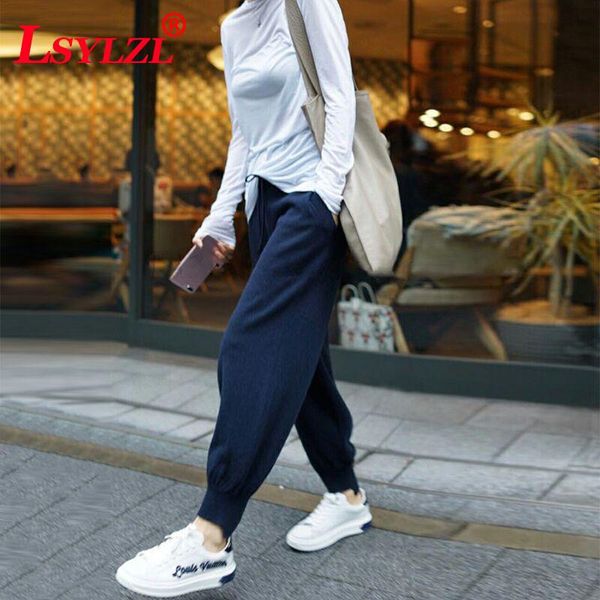 women's pants & capris 2021 soft waxy cashmere wool harem female comfortable pure knitted wide leg casual loose long c294, Black;white
women's pants & capris 2021 soft waxy cashmere wool harem female comfortable pure knitted wide leg casual loose long c294, Black;white