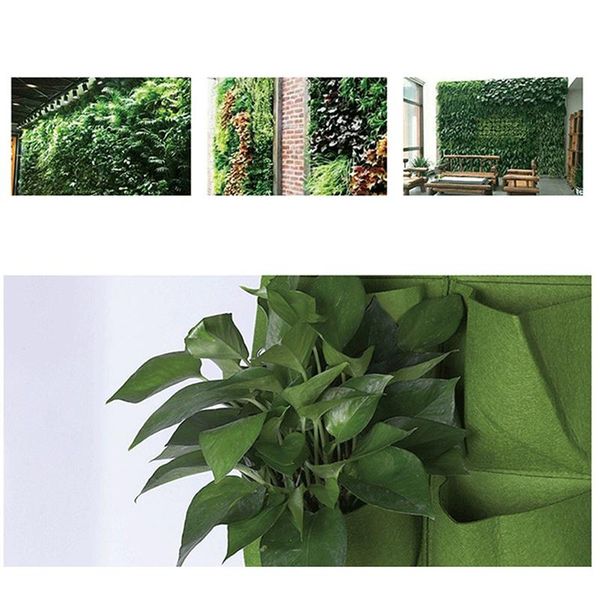 green pocket wall-mounted non-woven felt plant bag planting flower gardening supplies planters & pots
green pocket wall-mounted non-woven felt plant bag planting flower gardening supplies planters & pots