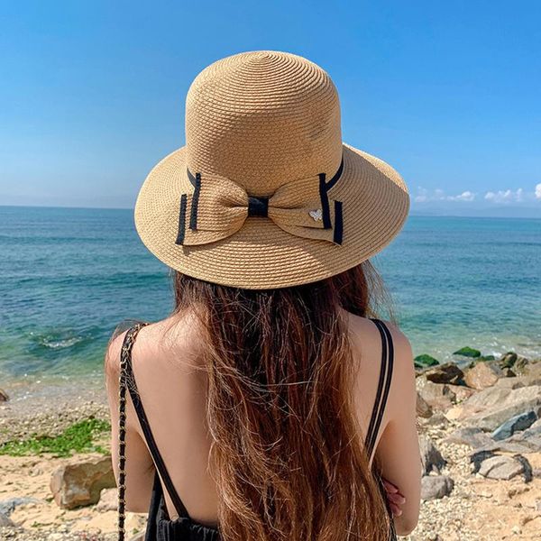wide brim hats fashion women's straw sun shade hat outdoor summer sunscreen beach 2021, Blue;gray
wide brim hats fashion women's straw sun shade hat outdoor summer sunscreen beach 2021, Blue;gray