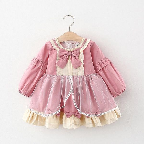 girl's dresses bear leader sweet girls princess lolita dress baby infants kids children autumn long sleeve bow ruffle party vestidos, Red;yellow
girl's dresses bear leader sweet girls princess lolita dress baby infants kids children autumn long sleeve bow ruffle party vestidos, Red;yellow