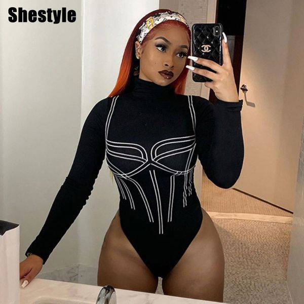 shestyle bodysuit women body suits for women romper black mock neck wrap striped casual mid waist long sleeve clothingby, Black;white
shestyle bodysuit women body suits for women romper black mock neck wrap striped casual mid waist long sleeve clothingby, Black;white