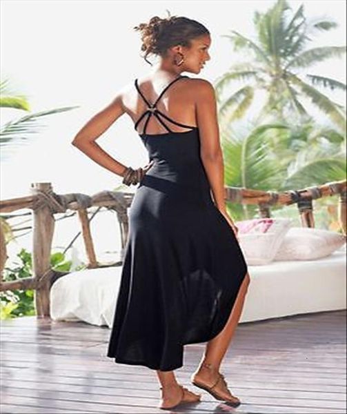 fashion summer maxi women dress long evening party beach black sundress vitage dresses, Black;gray
fashion summer maxi women dress long evening party beach black sundress vitage dresses, Black;gray