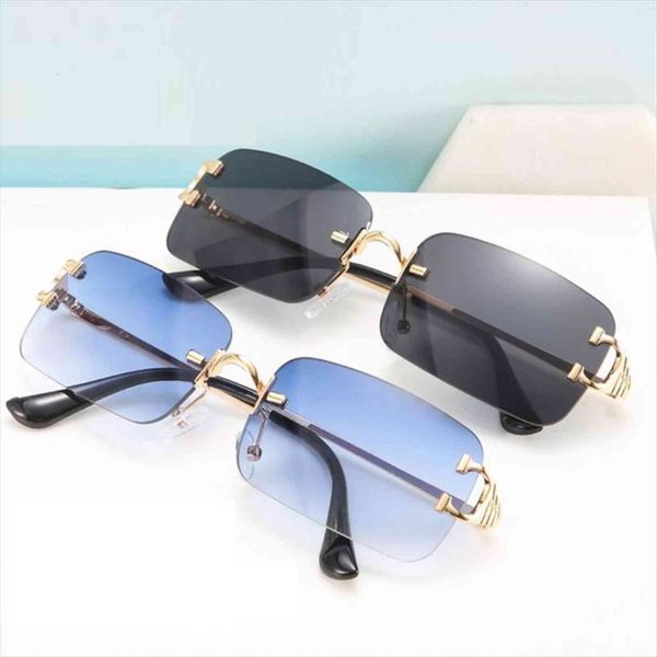 rimless rivet rectangle sunglasses for women men purple pink shades 90s vintage small square driving glasses uv400, White;black
rimless rivet rectangle sunglasses for women men purple pink shades 90s vintage small square driving glasses uv400, White;black