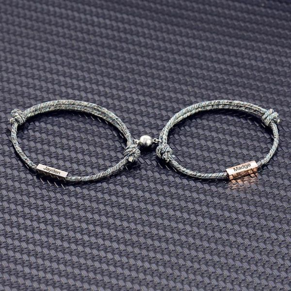 charm bracelets personalized male and female braided rope bracelet stainless steel custom laser engraved name anniversary gift on behalf of, Golden;silver
charm bracelets personalized male and female braided rope bracelet stainless steel custom laser engraved name anniversary gift on behalf of, Golden;silver