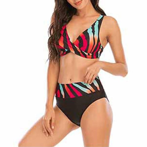 women's swimwear low cut bikini gradient print patchwork swimsuit high waisted bathing suit padded push up women swim 2021 a20, White;black
women's swimwear low cut bikini gradient print patchwork swimsuit high waisted bathing suit padded push up women swim 2021 a20, White;black