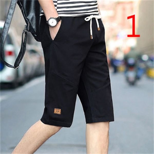 shorts summer classic striped sports shorts men and women with casual five-point pants, White;black
shorts summer classic striped sports shorts men and women with casual five-point pants, White;black