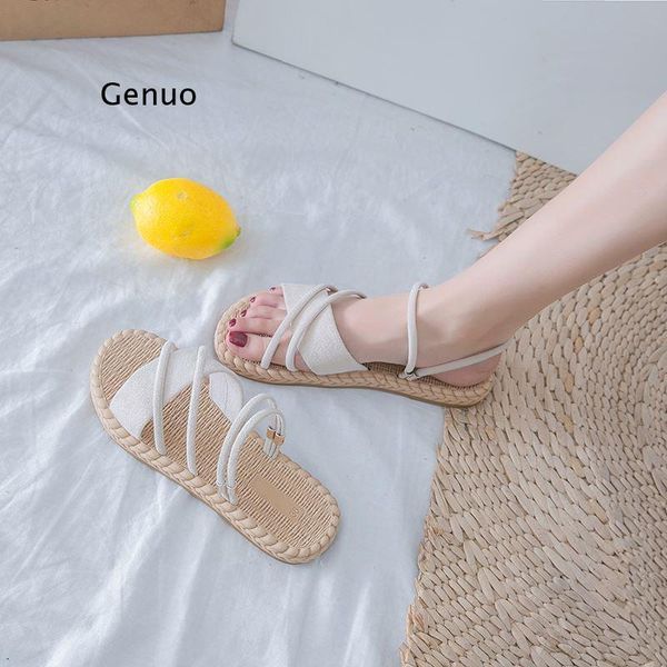 sandals 2021 summer shoes woman flat sandalias thin strips gladiator beach ladies flip flops slides, Black
sandals 2021 summer shoes woman flat sandalias thin strips gladiator beach ladies flip flops slides, Black