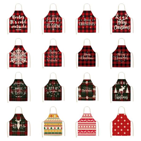 aprons merry christmas apron plaid linen polyester household kitchen baking sleeveless smoker 2021 year gift
aprons merry christmas apron plaid linen polyester household kitchen baking sleeveless smoker 2021 year gift