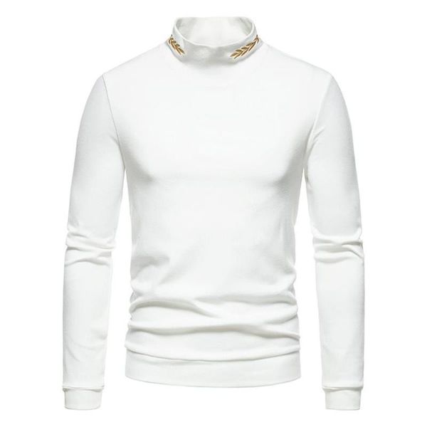 men's t-shirts muscle high neck slim mens solid casual long sleeve pullovers winter autumn t-shirt warmer shirt jumper pullover, White;black
men's t-shirts muscle high neck slim mens solid casual long sleeve pullovers winter autumn t-shirt warmer shirt jumper pullover, White;black