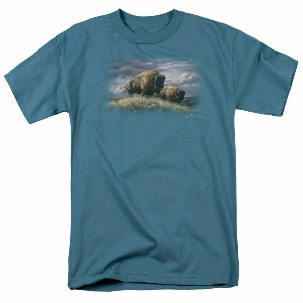 Wild Wings Nomads of the Plains T Shirt Mens Licensed Wildlife Tee Slate, White;black
Wild Wings Nomads of the Plains T Shirt Mens Licensed Wildlife Tee Slate, White;black