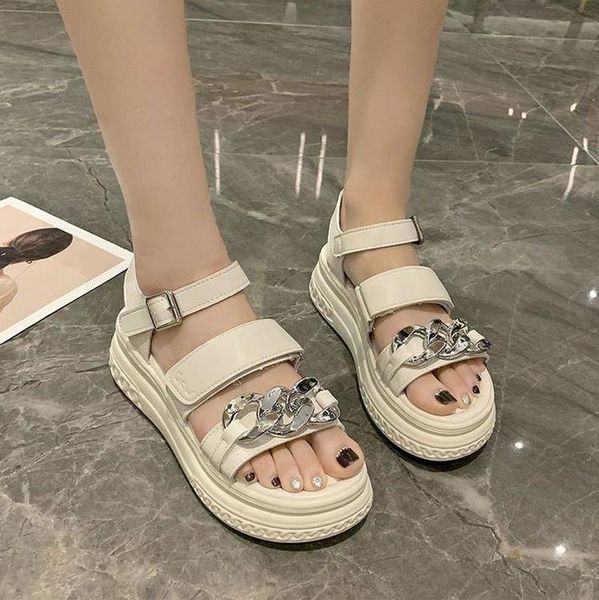 summer women's sandals casual simple fashion all-match thick-soled outer buckle design open-toed dress shoes, Black
summer women's sandals casual simple fashion all-match thick-soled outer buckle design open-toed dress shoes, Black