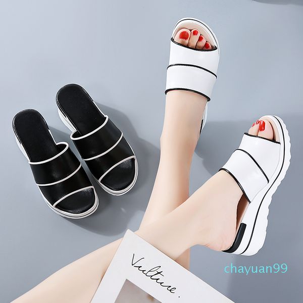 genuine cowhide thick-soled high-heel and women style out slippers wedge sandals women's summer fashion wear mother shoes 2021, Black
genuine cowhide thick-soled high-heel and women style out slippers wedge sandals women's summer fashion wear mother shoes 2021, Black