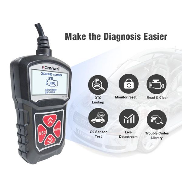 code readers & scan tools professional automotive scanner kw 309 obdii diagnostic vehicle engine reader support multiple languages
code readers & scan tools professional automotive scanner kw 309 obdii diagnostic vehicle engine reader support multiple languages