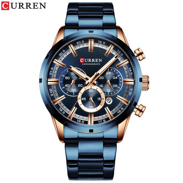 wristwatches curren / carrian 8355 men's watch waterproof quartz six needle calendar steel band business, Slivery;brown
wristwatches curren / carrian 8355 men's watch waterproof quartz six needle calendar steel band business, Slivery;brown