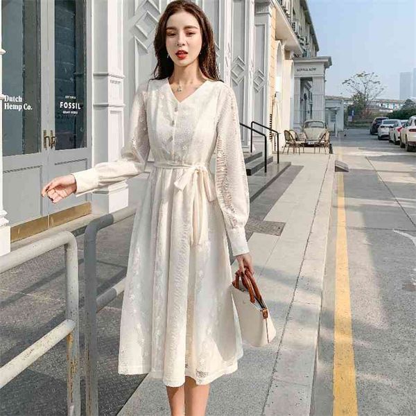 spring autumn women's dress french style solid color v-neck long-sleeved lace retro slimming female es qx913 210507, Black;gray
spring autumn women's dress french style solid color v-neck long-sleeved lace retro slimming female es qx913 210507, Black;gray