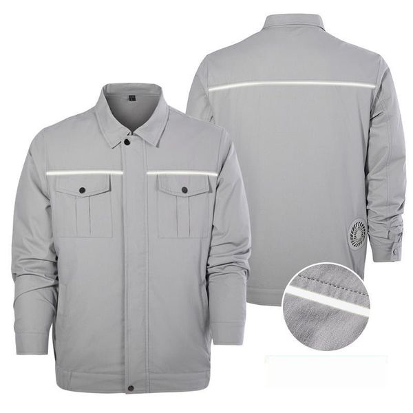 men's jackets men summer cooling fan hiking clothes anti-uv coat air conditioning fishing breathable site work jacket japanese fashion, Black;brown
men's jackets men summer cooling fan hiking clothes anti-uv coat air conditioning fishing breathable site work jacket japanese fashion, Black;brown