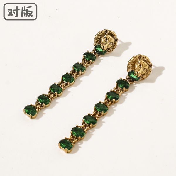 charms earrings g family ancient double lion head earrins lon temperament net red female, Golden
charms earrings g family ancient double lion head earrins lon temperament net red female, Golden