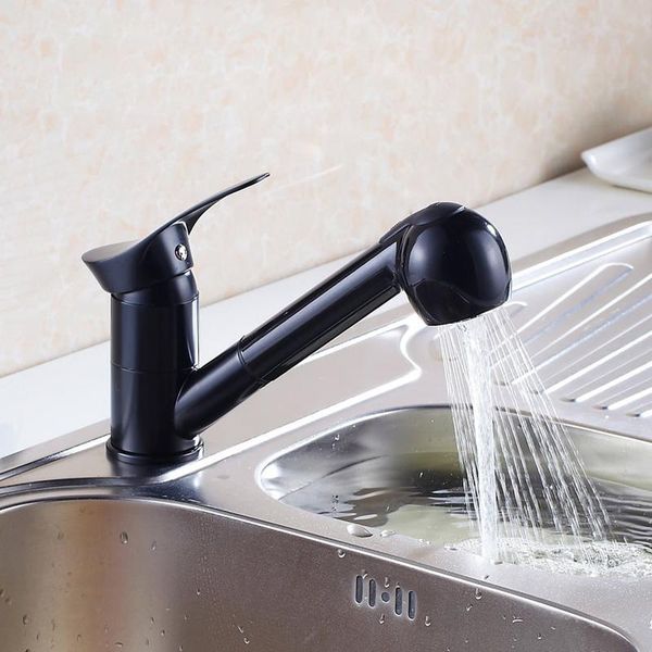 kitchen faucets retro style black color pull out sink faucet single hand mixers for cold and water
kitchen faucets retro style black color pull out sink faucet single hand mixers for cold and water