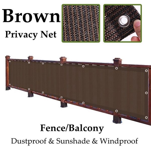 shade coffee brown hdpe balcony privacy net fence shielding anti-uv wind protection apartment terrace shelter
shade coffee brown hdpe balcony privacy net fence shielding anti-uv wind protection apartment terrace shelter