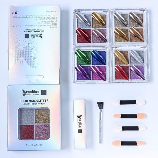 beautilux solid nail powder 4 color mirror chrome rose gold glitter pigment dust sponge stick metallic nails decoration1, Silver;gold
beautilux solid nail powder 4 color mirror chrome rose gold glitter pigment dust sponge stick metallic nails decoration1, Silver;gold