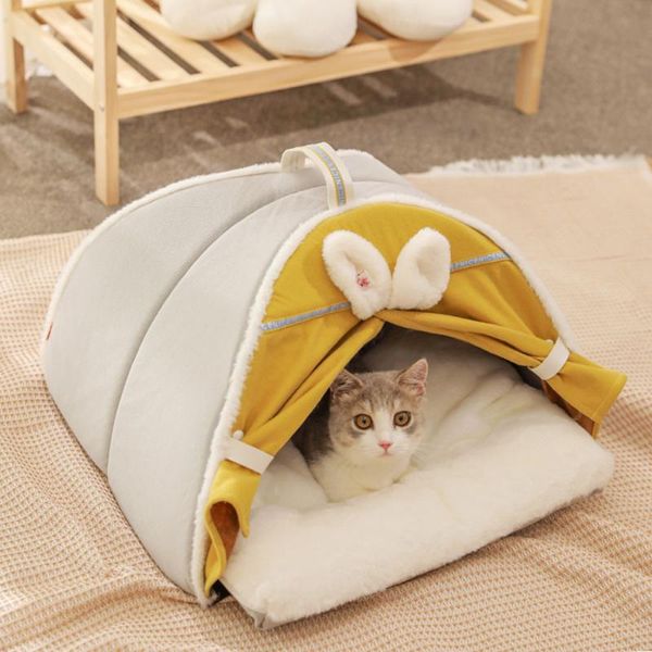 cat beds & furniture pet tent house bed with mat winter warm closed litter cushion soft nest puppy kitten supplies
cat beds & furniture pet tent house bed with mat winter warm closed litter cushion soft nest puppy kitten supplies
