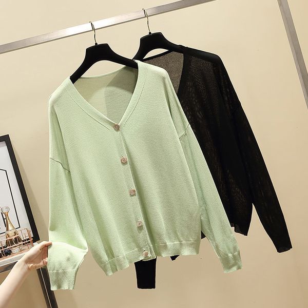tracksuits plus female size spring and summer korean shirt with low-necked v button jacket breathable fashion cardigan kn027 xiyw, Gray
tracksuits plus female size spring and summer korean shirt with low-necked v button jacket breathable fashion cardigan kn027 xiyw, Gray