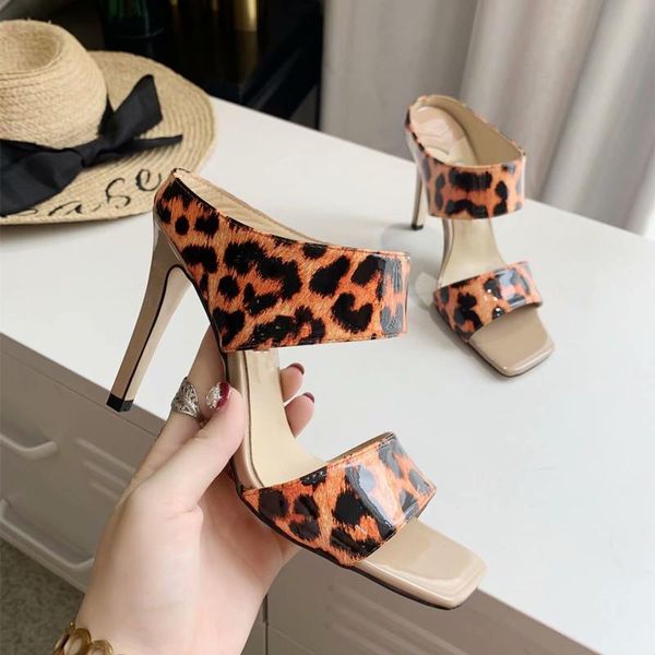 slippers super high heels women fashion designer leopard solid sheepskin square toe consise slides big size, Black
slippers super high heels women fashion designer leopard solid sheepskin square toe consise slides big size, Black