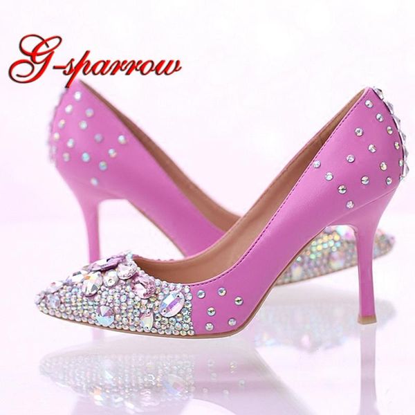 gorgeous pink color wedding shoes with ab crystal pointed toe party prom handmade glitter rhinestone ceremony pumps dress, Black
gorgeous pink color wedding shoes with ab crystal pointed toe party prom handmade glitter rhinestone ceremony pumps dress, Black