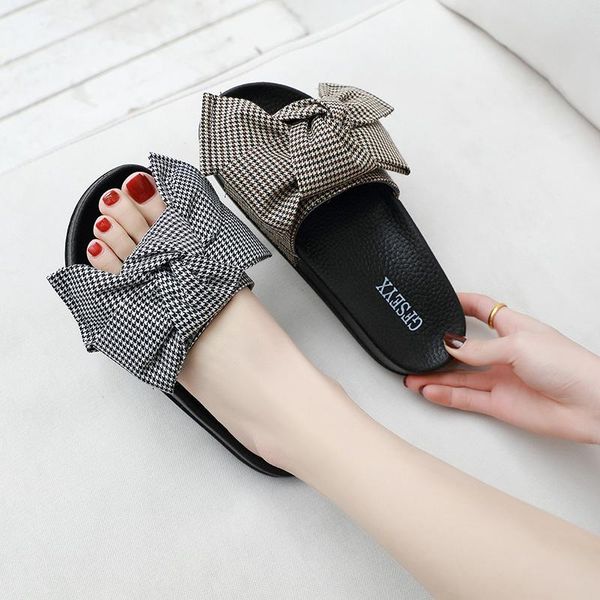 summer women bowknot beach slippers female comfy slip on sandals shoes lady bathroom non-slip platform home slides big size 44, Black
summer women bowknot beach slippers female comfy slip on sandals shoes lady bathroom non-slip platform home slides big size 44, Black