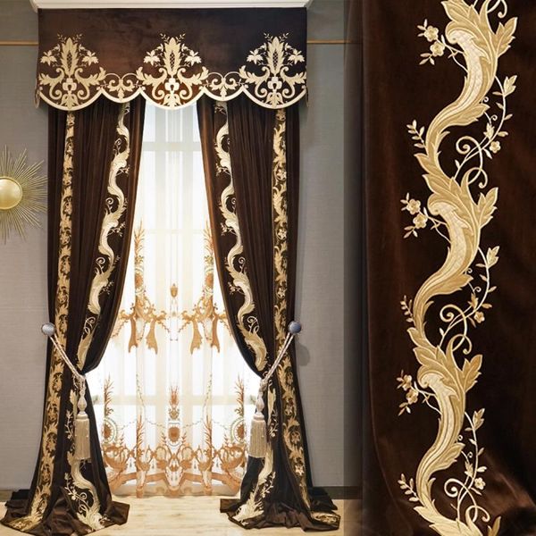curtain & drapes high grade european luxury flannel embroidered living room bedroom window duplex building full shading
curtain & drapes high grade european luxury flannel embroidered living room bedroom window duplex building full shading