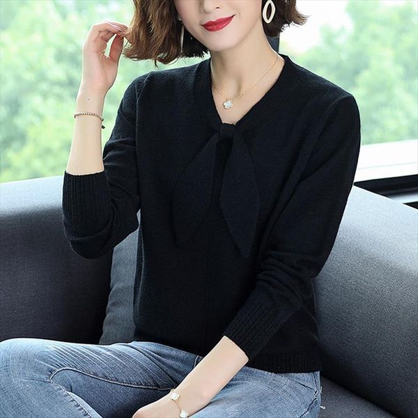 solid color bow collar fashion womens sweaters knitted women pullover autumn shirts basic lady spring casual, White;black
solid color bow collar fashion womens sweaters knitted women pullover autumn shirts basic lady spring casual, White;black