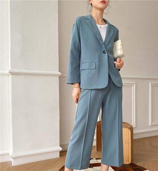 fashion women blazer suits long sleeve single button pants suit office ladies two-piece sets 2021 autumn women's & blazers, White;black
fashion women blazer suits long sleeve single button pants suit office ladies two-piece sets 2021 autumn women's & blazers, White;black