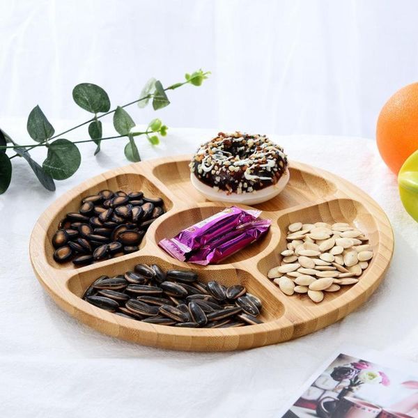 kitchen storage & organization 5 grids wood tray round shape fruit snack bread nuts refreshment holder plate dessert candy platter
kitchen storage & organization 5 grids wood tray round shape fruit snack bread nuts refreshment holder plate dessert candy platter