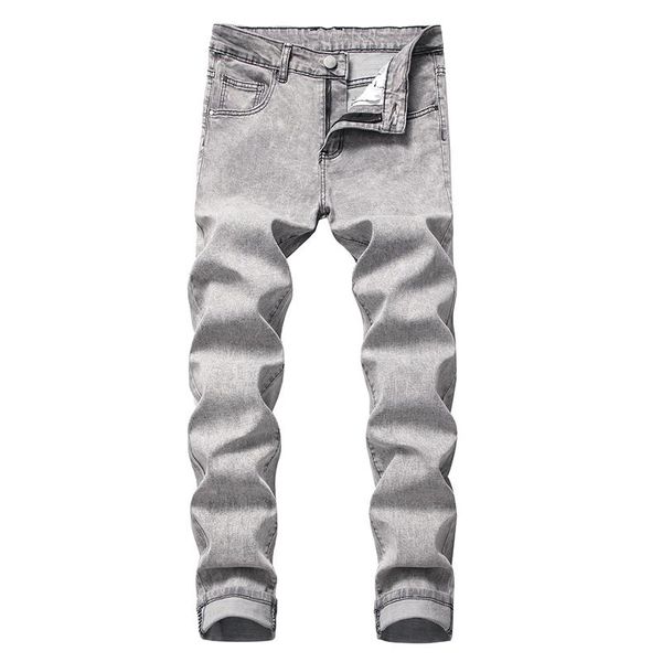 men's jeans stretch fit for men european and american, Blue