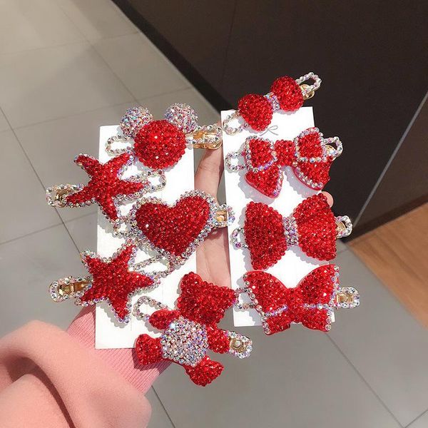 hair clips bling crystal hairpins bow star headwear for women girls red rhinestone starfish pins barrette styling tools
hair clips bling crystal hairpins bow star headwear for women girls red rhinestone starfish pins barrette styling tools