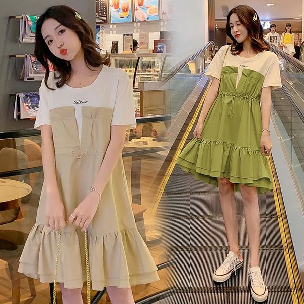 maternity dresses 327# clothes summer nursing dress t shirt patchwork short sleeves loose pregnant women pregnancy, White
maternity dresses 327# clothes summer nursing dress t shirt patchwork short sleeves loose pregnant women pregnancy, White