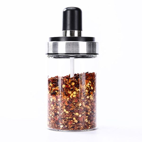 storage bottles & jars yiwumart transparent glass seasoning bottle household moisture-proof jar with spoon well-closed kitchen accessories
storage bottles & jars yiwumart transparent glass seasoning bottle household moisture-proof jar with spoon well-closed kitchen accessories
