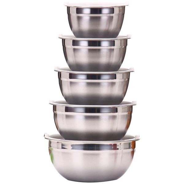 stainless steel salad bowl with lid mixing diy cake bread mixer kitchen utensil cooking tool bowls
stainless steel salad bowl with lid mixing diy cake bread mixer kitchen utensil cooking tool bowls