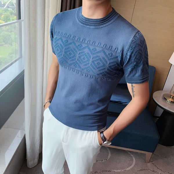 men's t-shirts summer knitted solid tshirts men british slim short sleeve casual t-shirt ice silk o-neck streetwear business male clot, White;black
men's t-shirts summer knitted solid tshirts men british slim short sleeve casual t-shirt ice silk o-neck streetwear business male clot, White;black