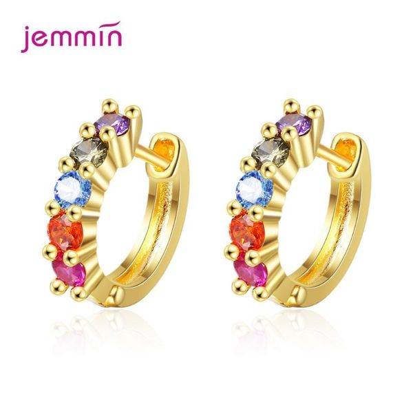 other delicate tiny cubic zircon hoop earring small micro pave multi rainbow cz 925 sterling silver earrings for girls women gift, Golden;silver
other delicate tiny cubic zircon hoop earring small micro pave multi rainbow cz 925 sterling silver earrings for girls women gift, Golden;silver
